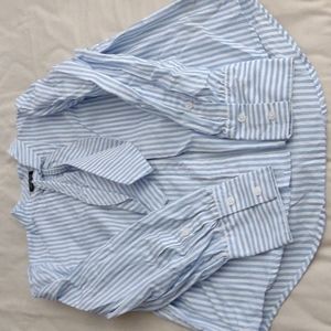 Blue striped shirt